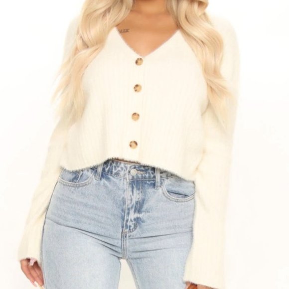 Fashion Nova Sweaters - Fuzzy Cardigan Sweater